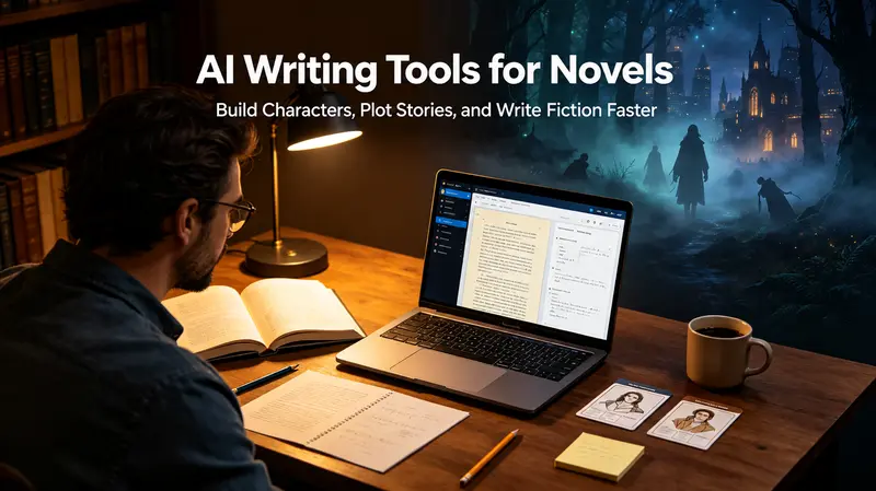 Best AI Writing Tools for Novels: Complete Review for Fiction Writers