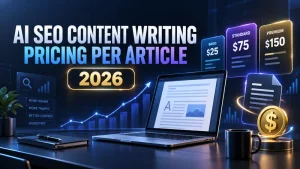 AI SEO Content Writing Service Pricing Per Article 2026: What Should You Really Pay?